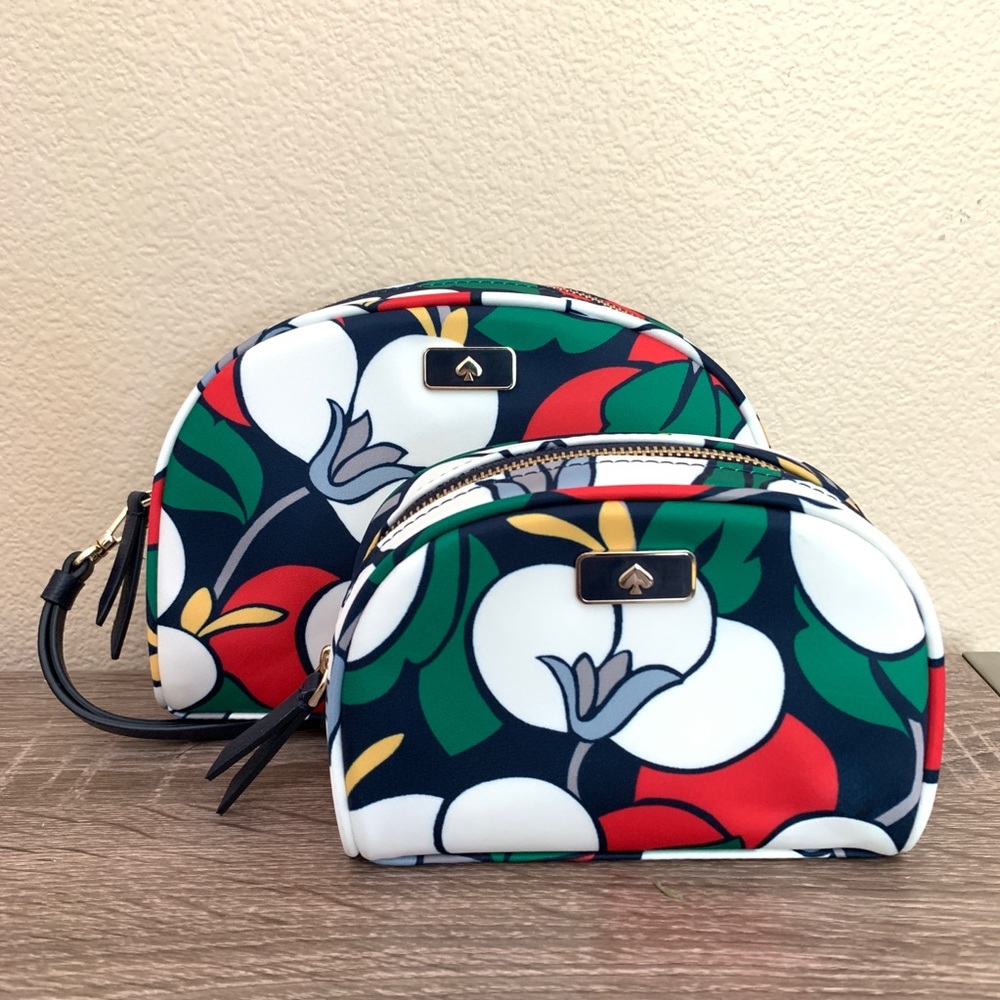 Kate Spade ♠️ floral cosmetic bag bundle